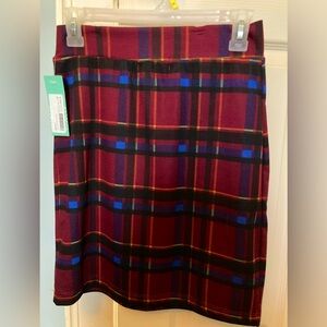 NWT Plaid Renee C Pencil Skirt SP